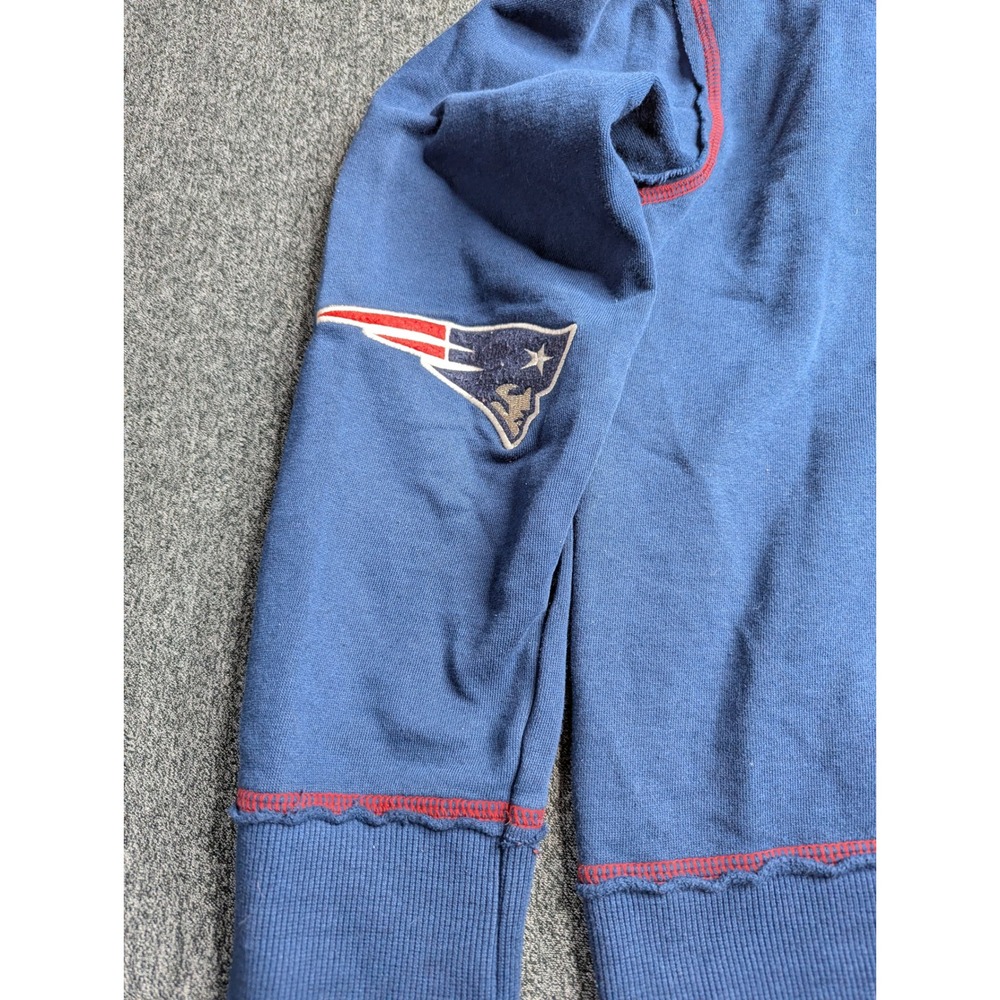 Touch by Alyssa Milano‎ New England Patriots Navy Blue Love Football Hoodie Med - Picture 10 of 12